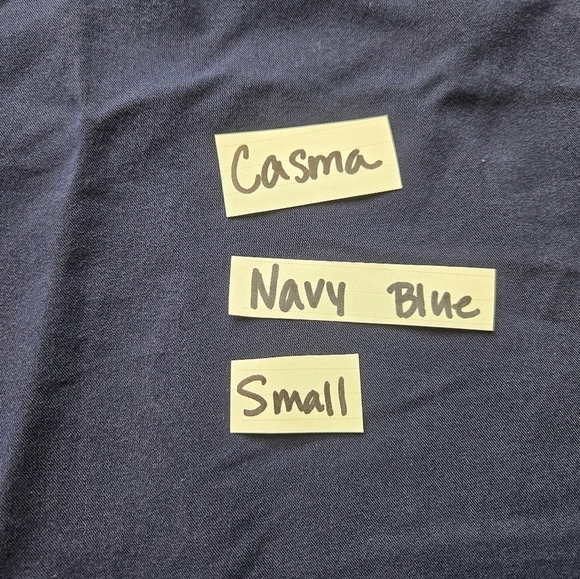 Figs Scrubs Casma Top Navy Blue Small Lot of TWO 2 FW1100 - Picture 6 of 9